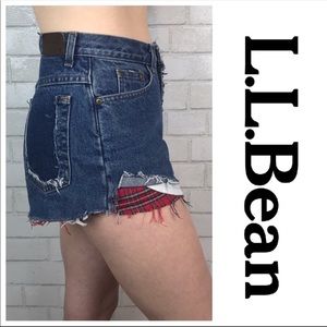 Vintage L.L. Bean Mom Shorts Cut Offs Size 8 - L05